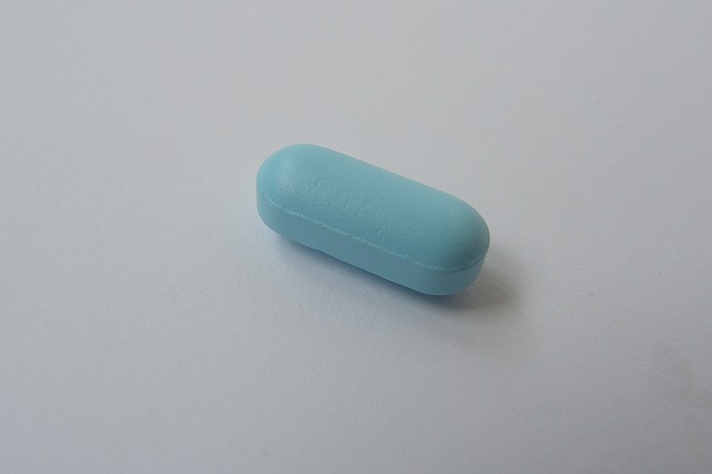 modrá tabletky